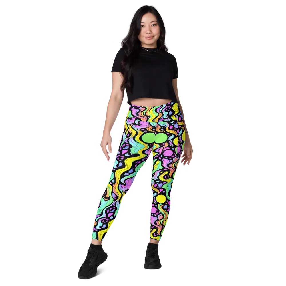 Sillman Swirl on Leggings with Pockets — Front