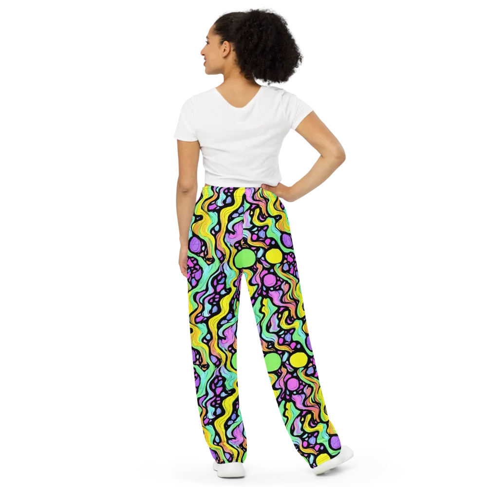 Sillman Swirl on Wide-Leg Pants — Back