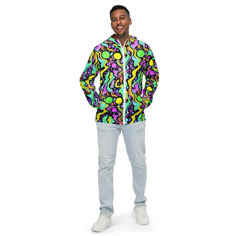 Sillman Swirl on Men's Windbreaker — Front