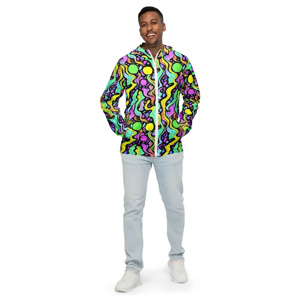 Sillman Swirl on Men's Windbreaker — Front