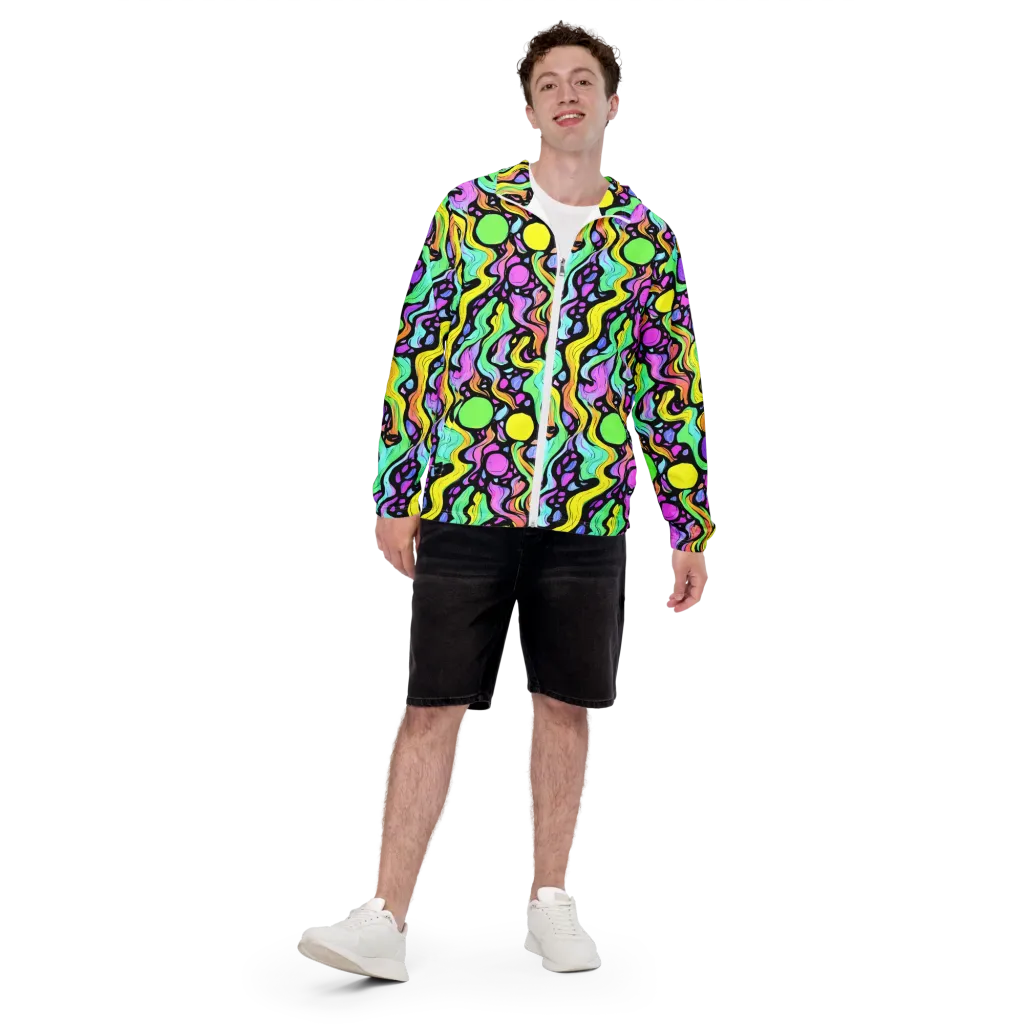 Sillman Swirl on Men's Windbreaker — Front