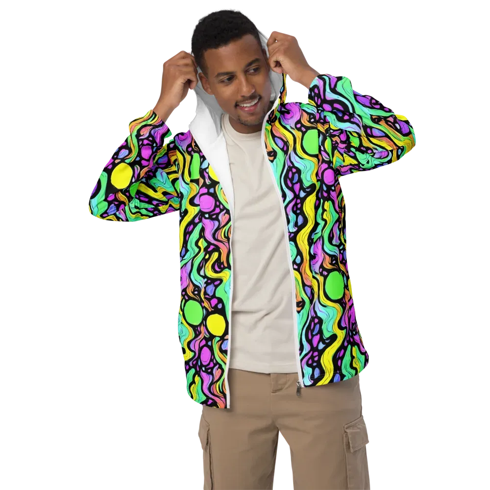 Sillman Swirl on Men's Windbreaker — Front