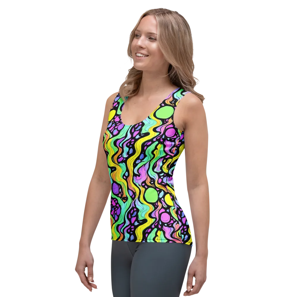Sillman Swirl on Women's Tank Top — Left Front