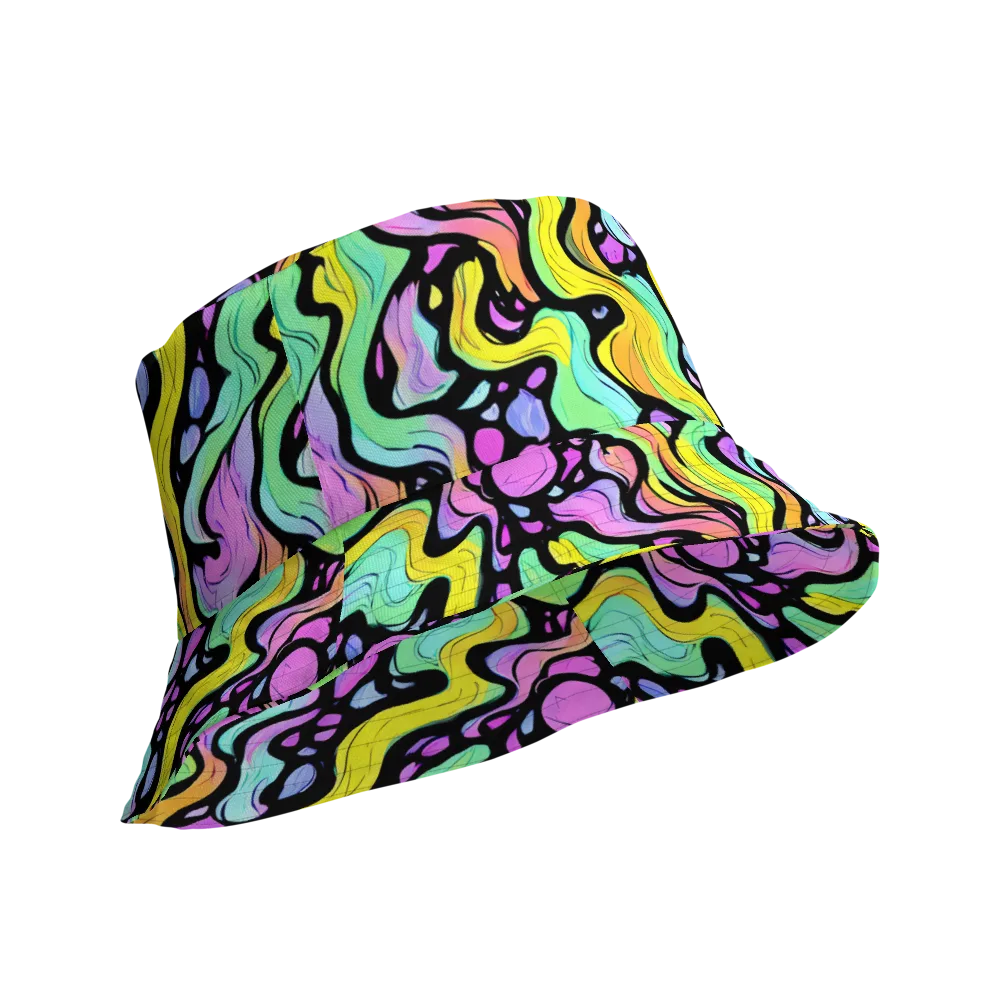 Sillman Swirl on Reversible Bucket Hat — Product details Outside