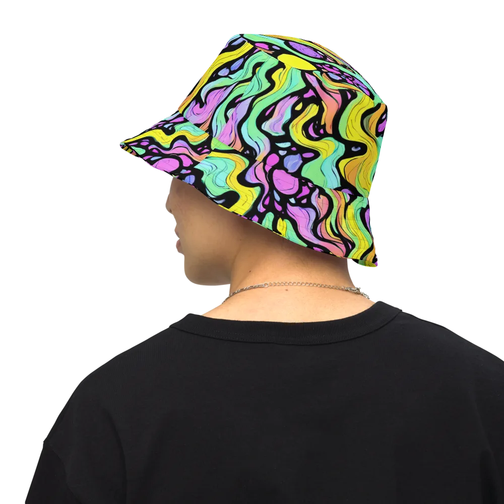 Sillman Swirl on Reversible Bucket Hat — Back Inside