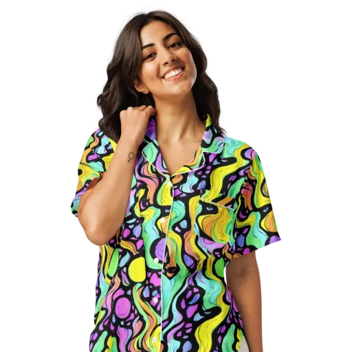 Sillman Swirl on a Women's Short Sleeve Pajama Top
