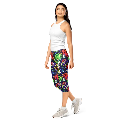 Bubble Fantasia on a Capri Leggings