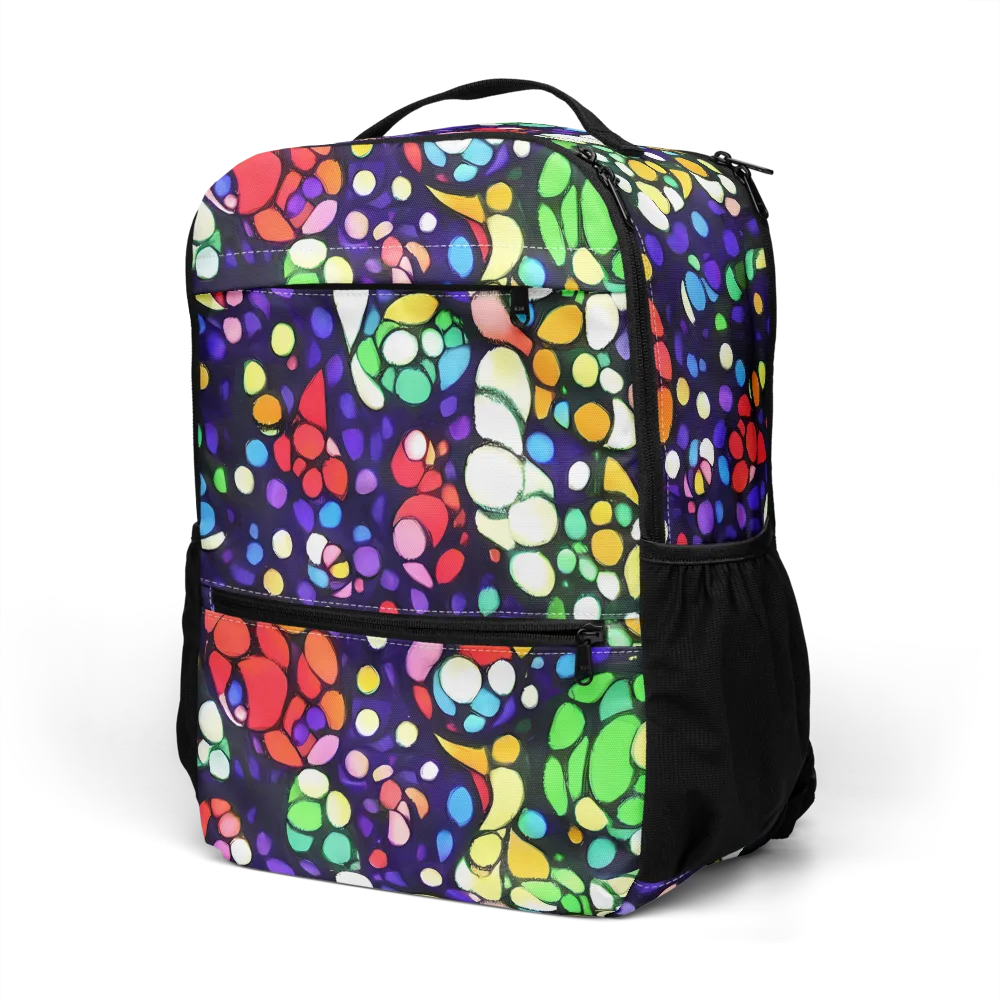 Bubble Fantasia on Utility Backpack — Left Front