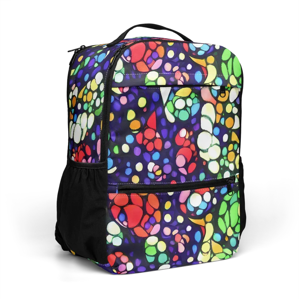 Bubble Fantasia on Utility Backpack — Right Front