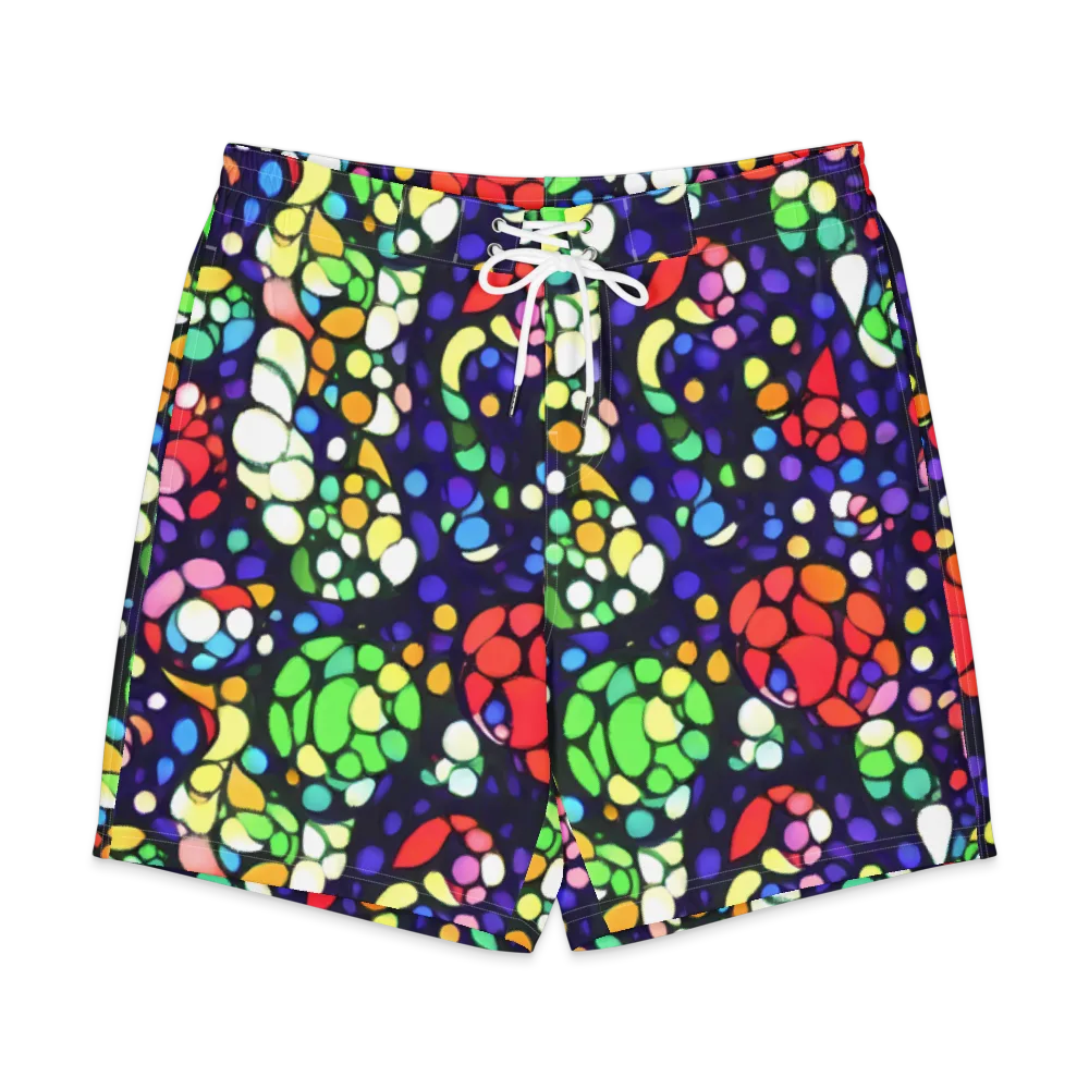 Bubble Fantasia on Men's Board Shorts — Front