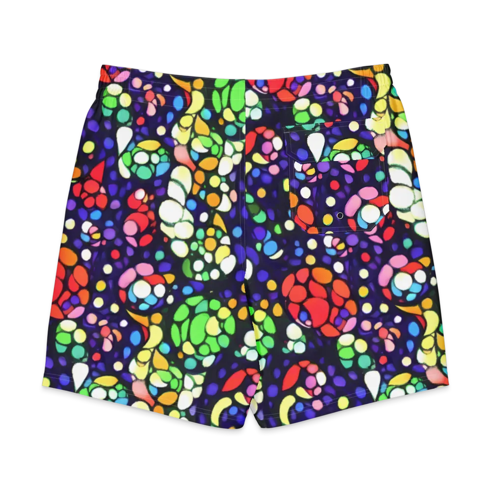 Bubble Fantasia on Men's Board Shorts — Back