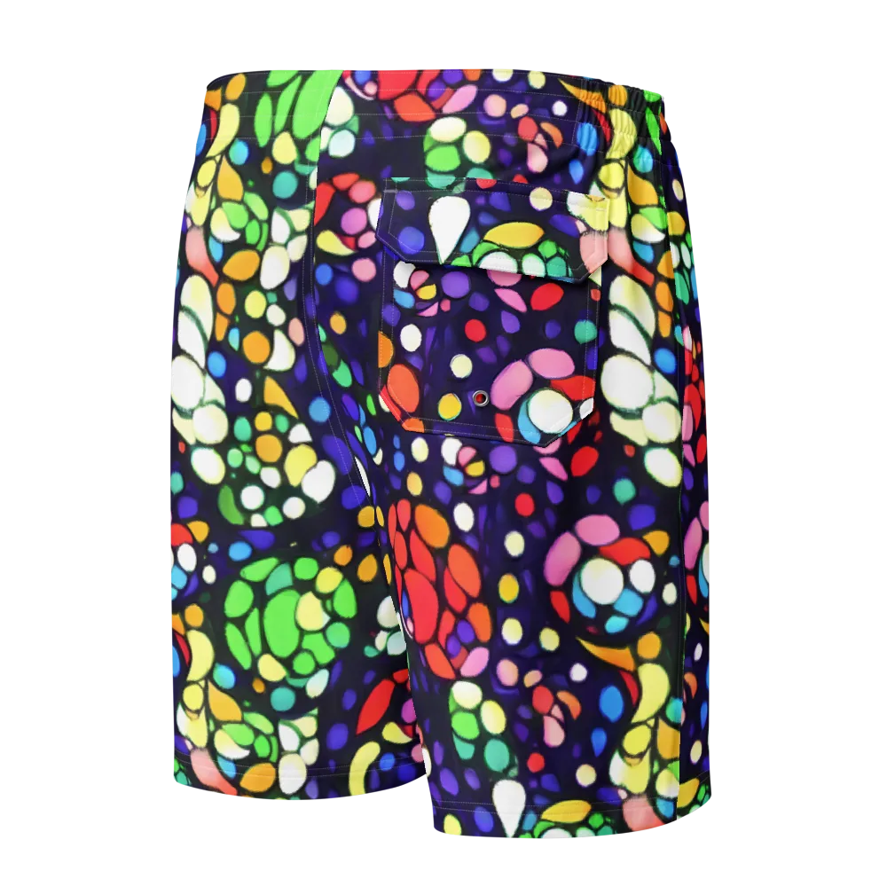 Bubble Fantasia on Men's Board Shorts — Back