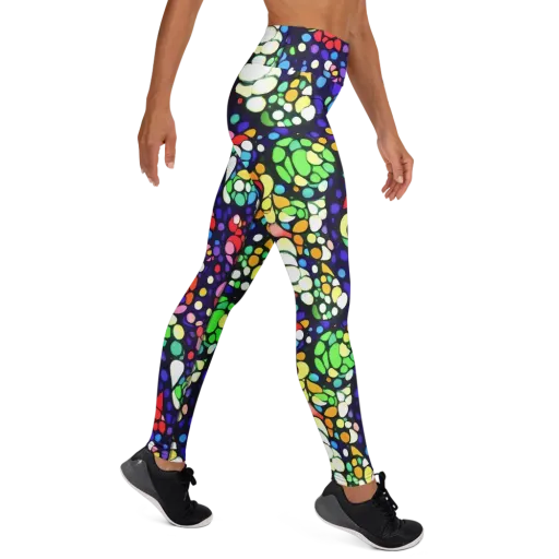 Bubble Fantasia on a Yoga Leggings