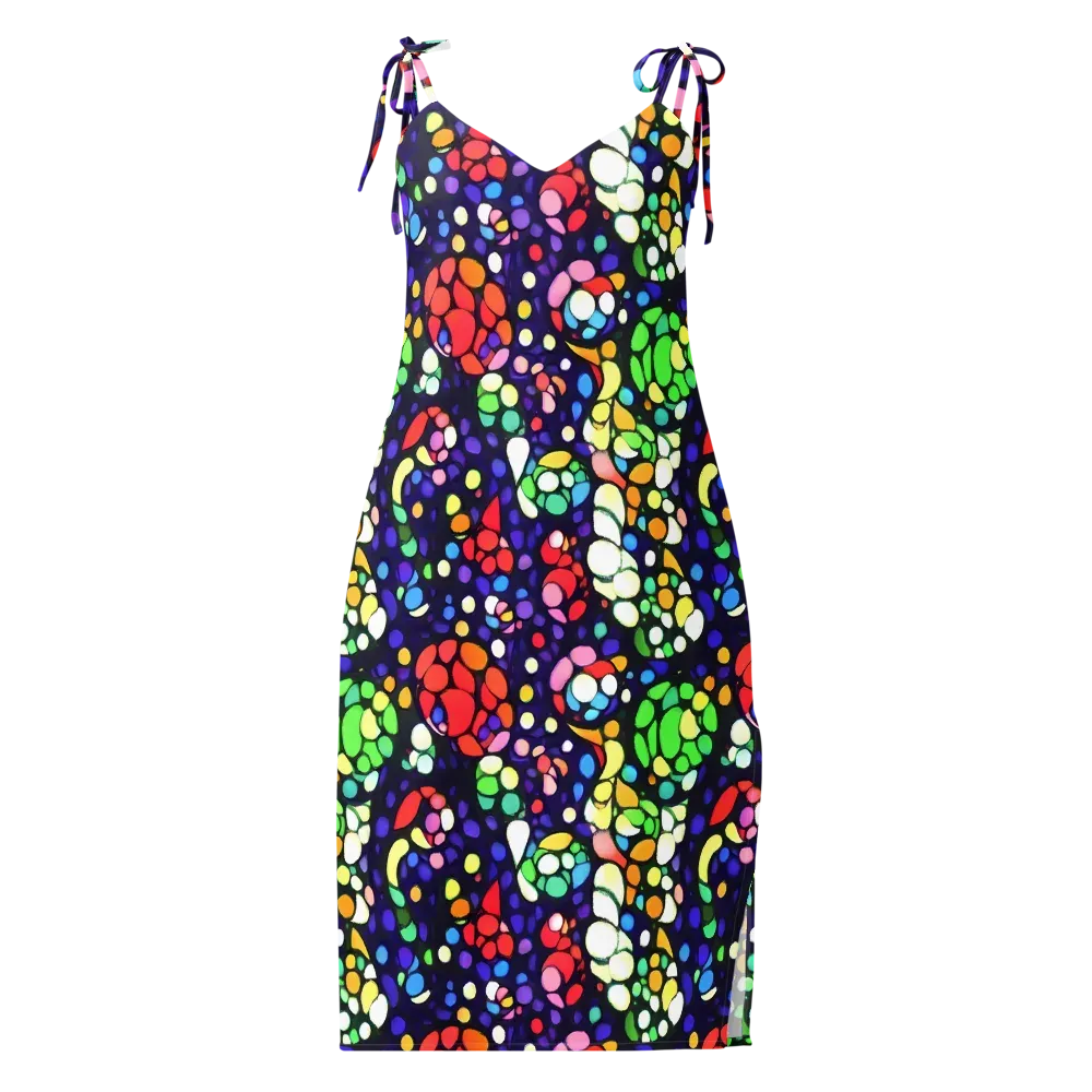 Bubble Fantasia on Slip Dress — Front