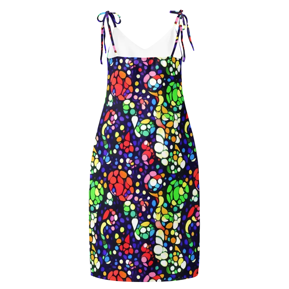 Bubble Fantasia on Slip Dress — Back