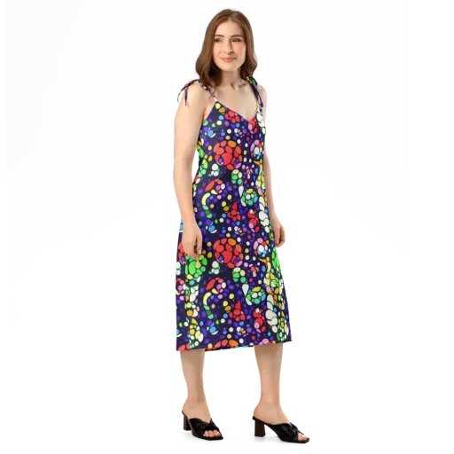 Bubble Fantasia on a Slip Dress