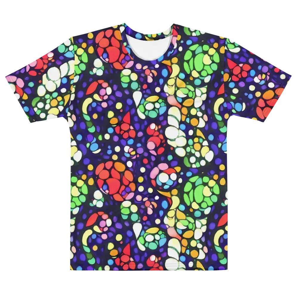 Bubble Fantasia on Men's Cotton Crew Neck T-Shirt — Front