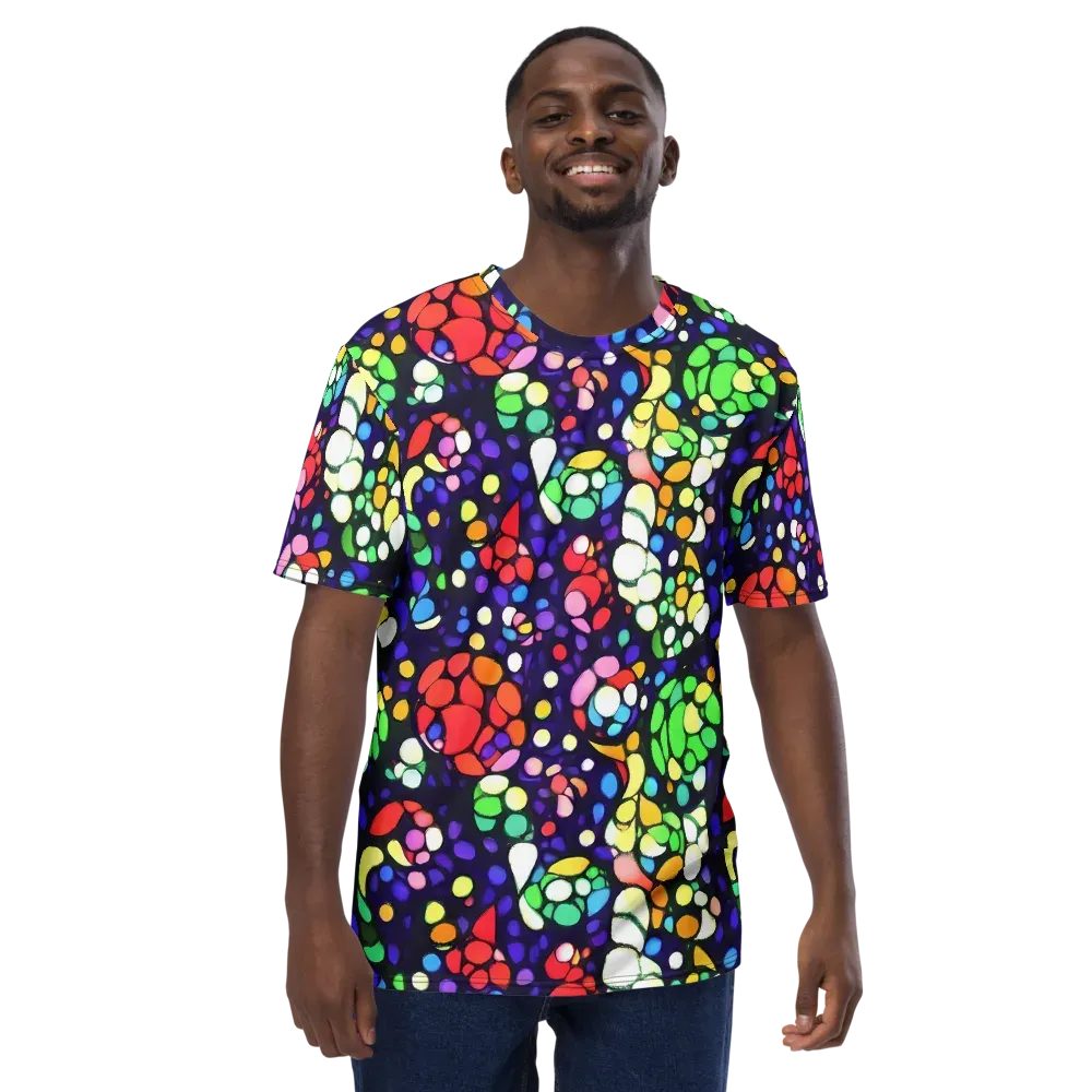 Bubble Fantasia on Men's Crew Neck T-Shirt — Front