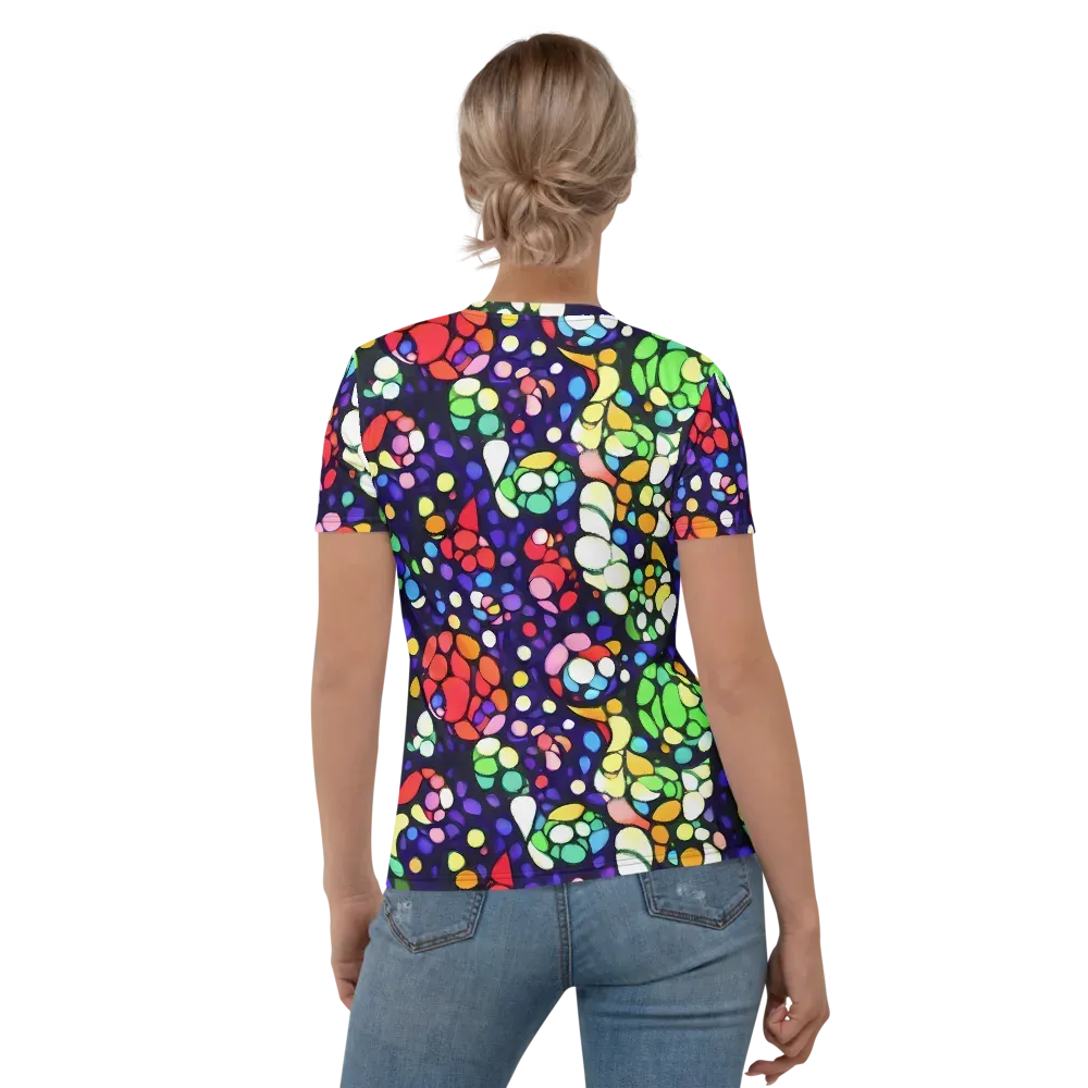 Bubble Fantasia on Women's Crew Neck T-Shirt — Back