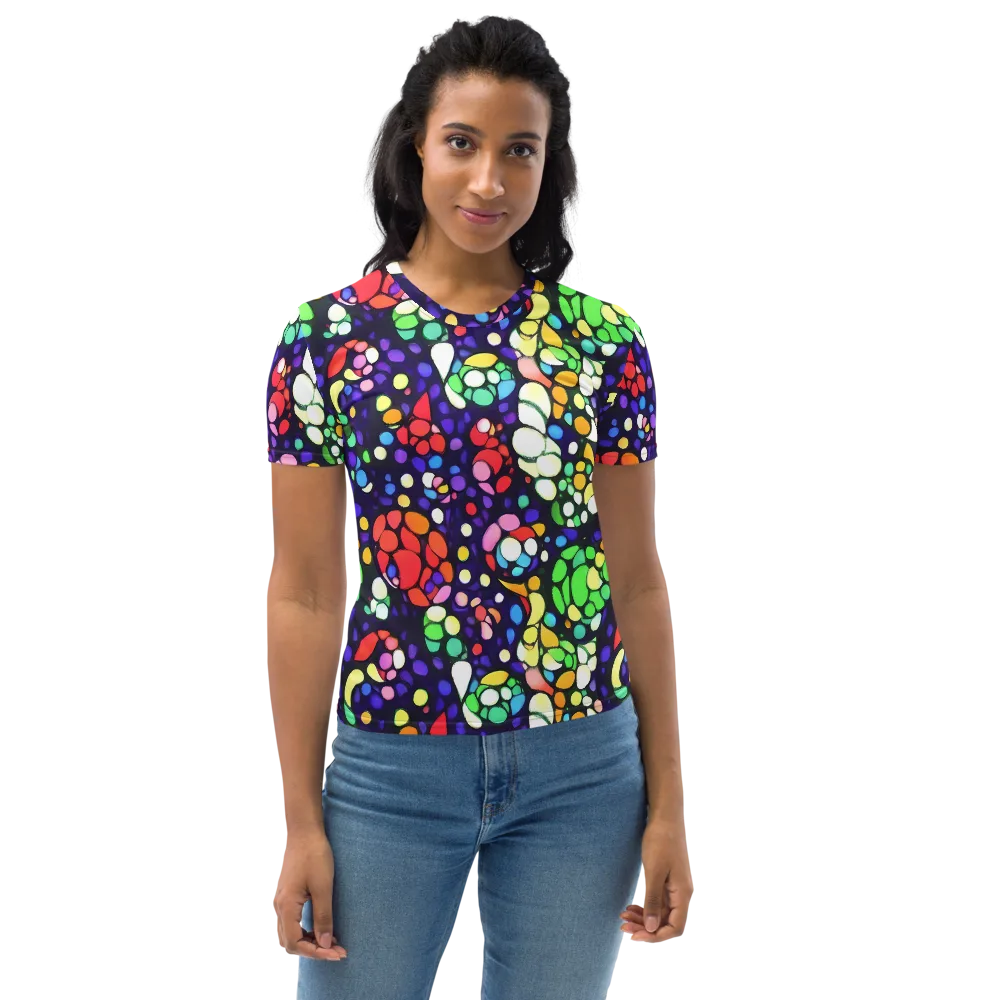 Bubble Fantasia on Women's Crew Neck T-Shirt — Front
