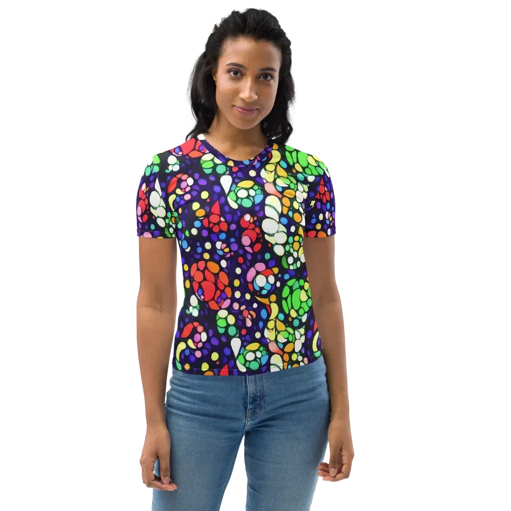 Bubble Fantasia on Women's Crew Neck T-Shirt — Front
