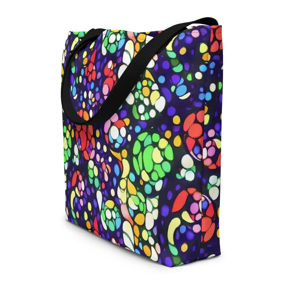 Bubble Fantasia on Large Tote Bag W/ Pocket — Front