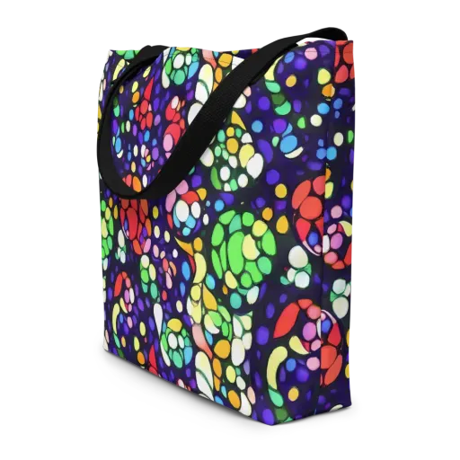 Bubble Fantasia on a Large Tote Bag W/ Pocket