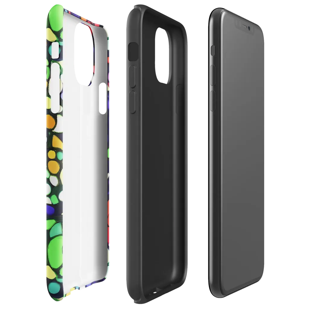 Bubble Fantasia on Tough Case for iPhone® — Right