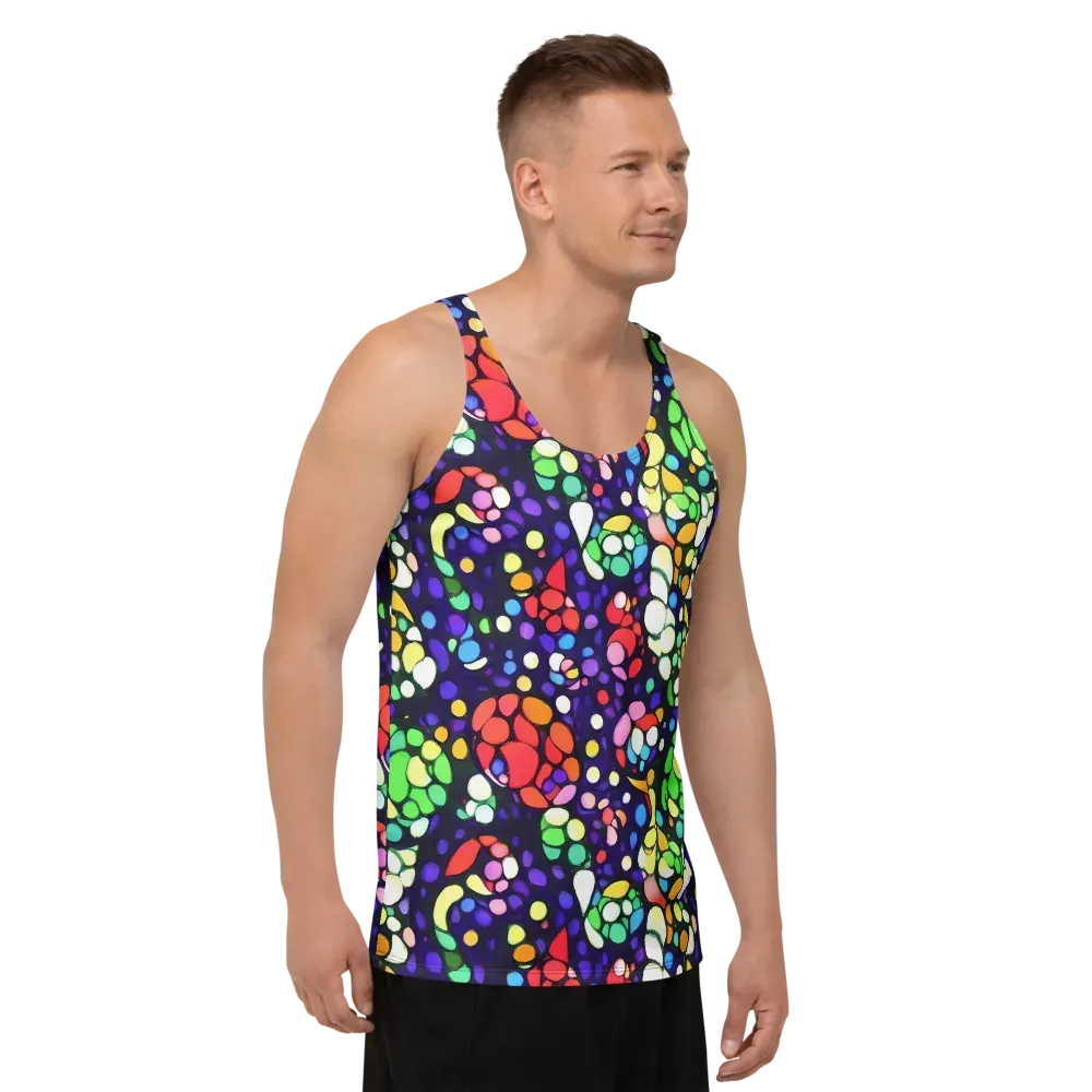 Bubble Fantasia on Men's Tank Top — Right Front