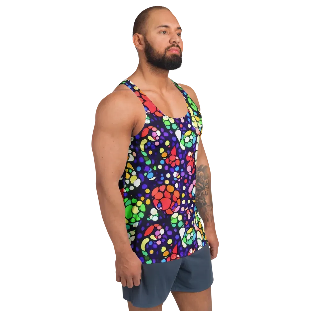 Bubble Fantasia on Men's Tank Top — Right Front