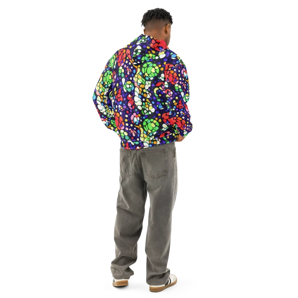 Bubble Fantasia on Cotton Hoodie — Back