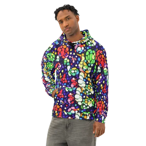 Bubble Fantasia on a Cotton Hoodie