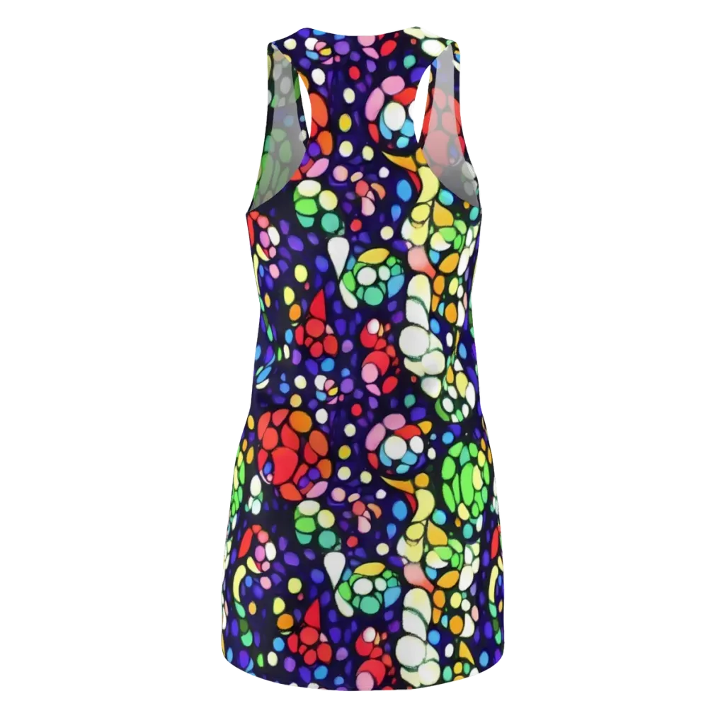 Bubble Fantasia on Racerback Dress — Back