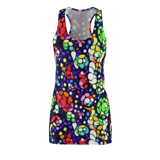 Bubble Fantasia on a Racerback Dress