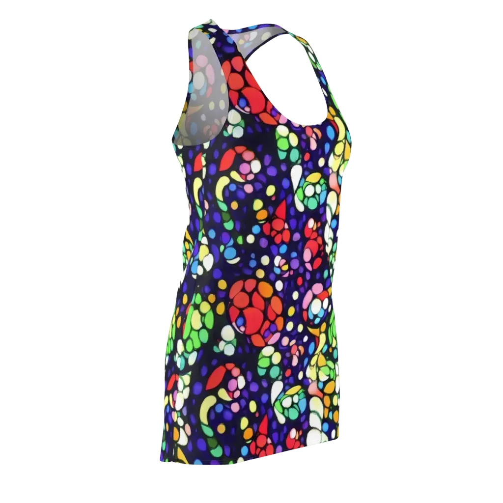 Bubble Fantasia on Racerback Dress — Front Side