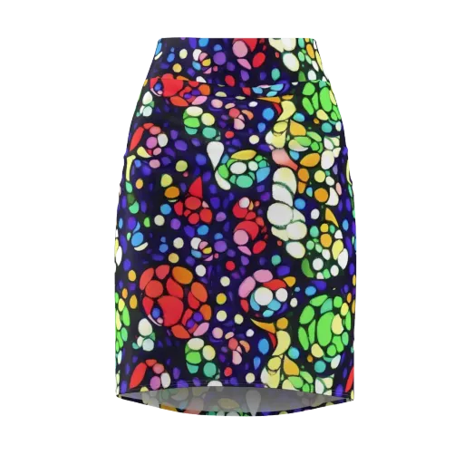 Bubble Fantasia on a Pencil Skirt