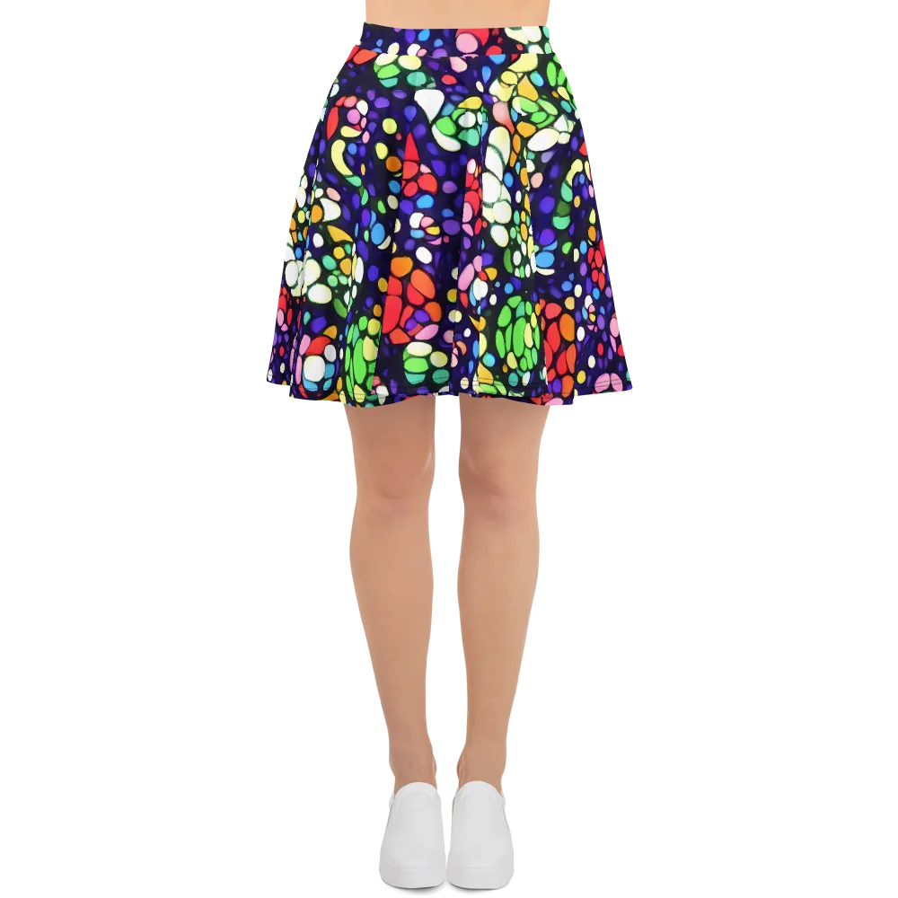 Bubble Fantasia on Skater Skirt — Front