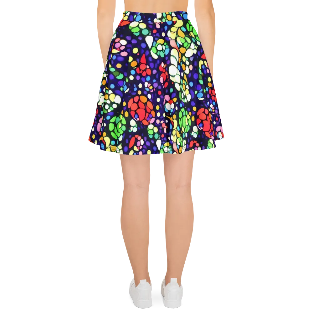 Bubble Fantasia on Skater Skirt — Back