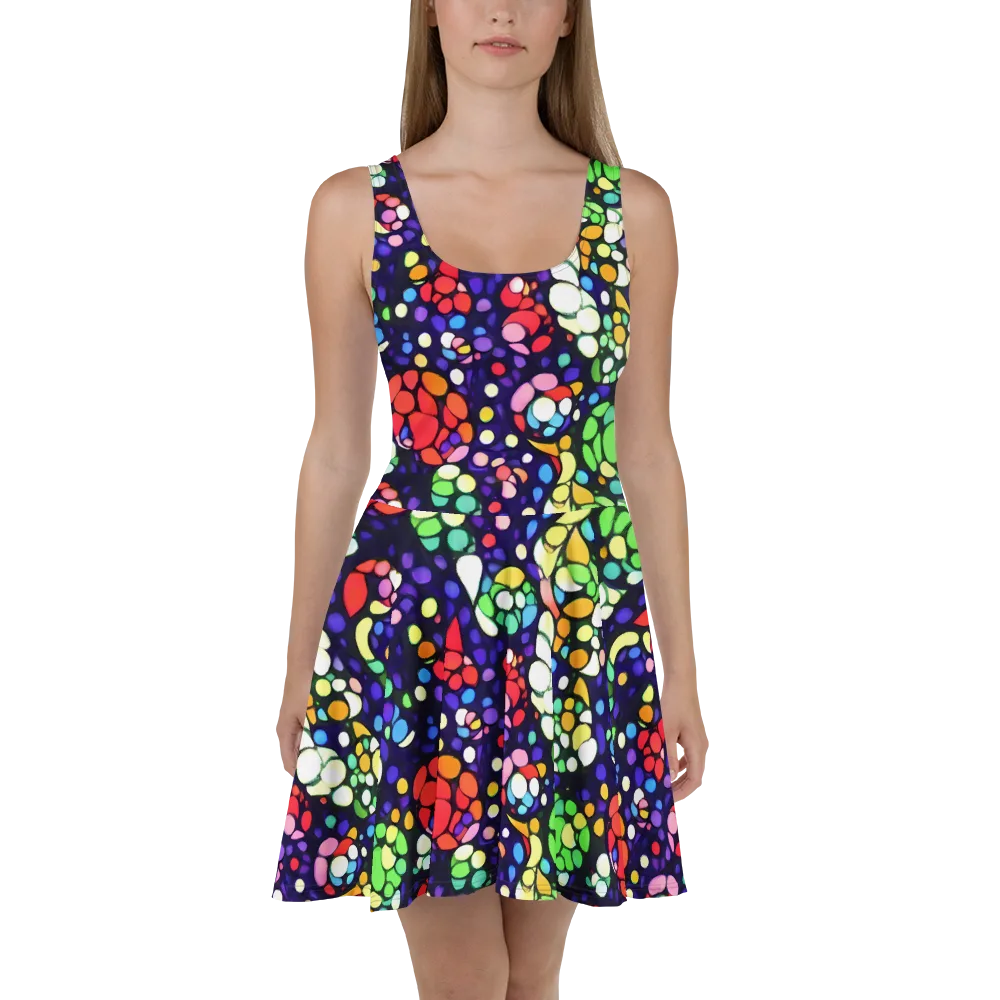 Bubble Fantasia on Skater Dress — Front