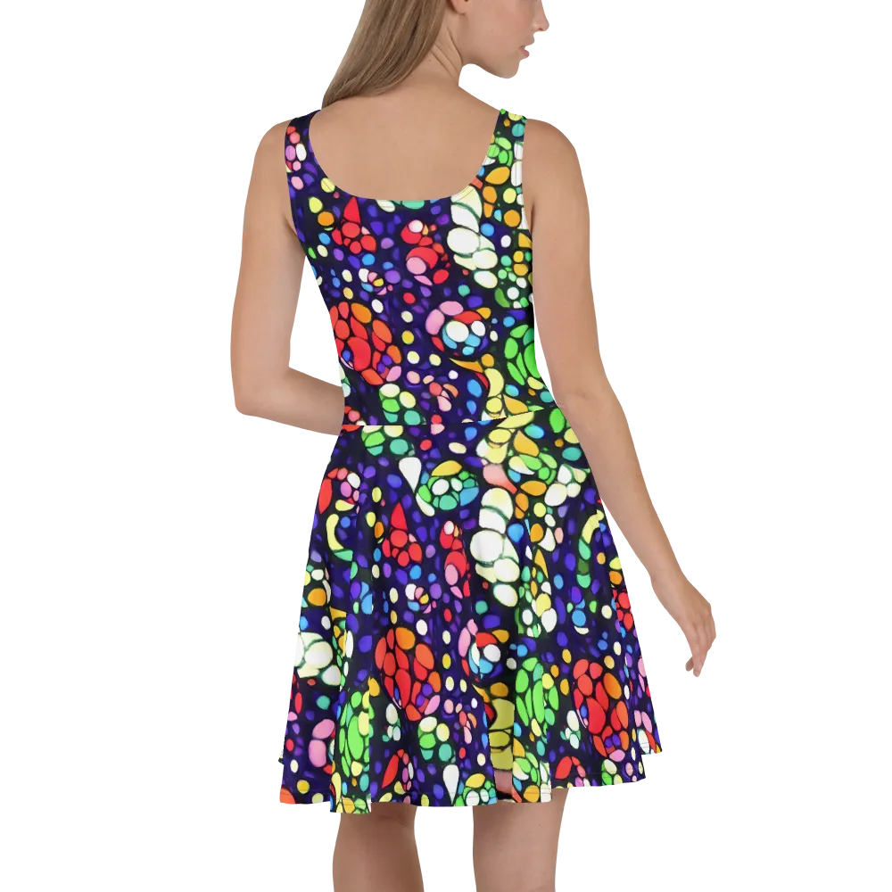 Bubble Fantasia on Skater Dress — Back