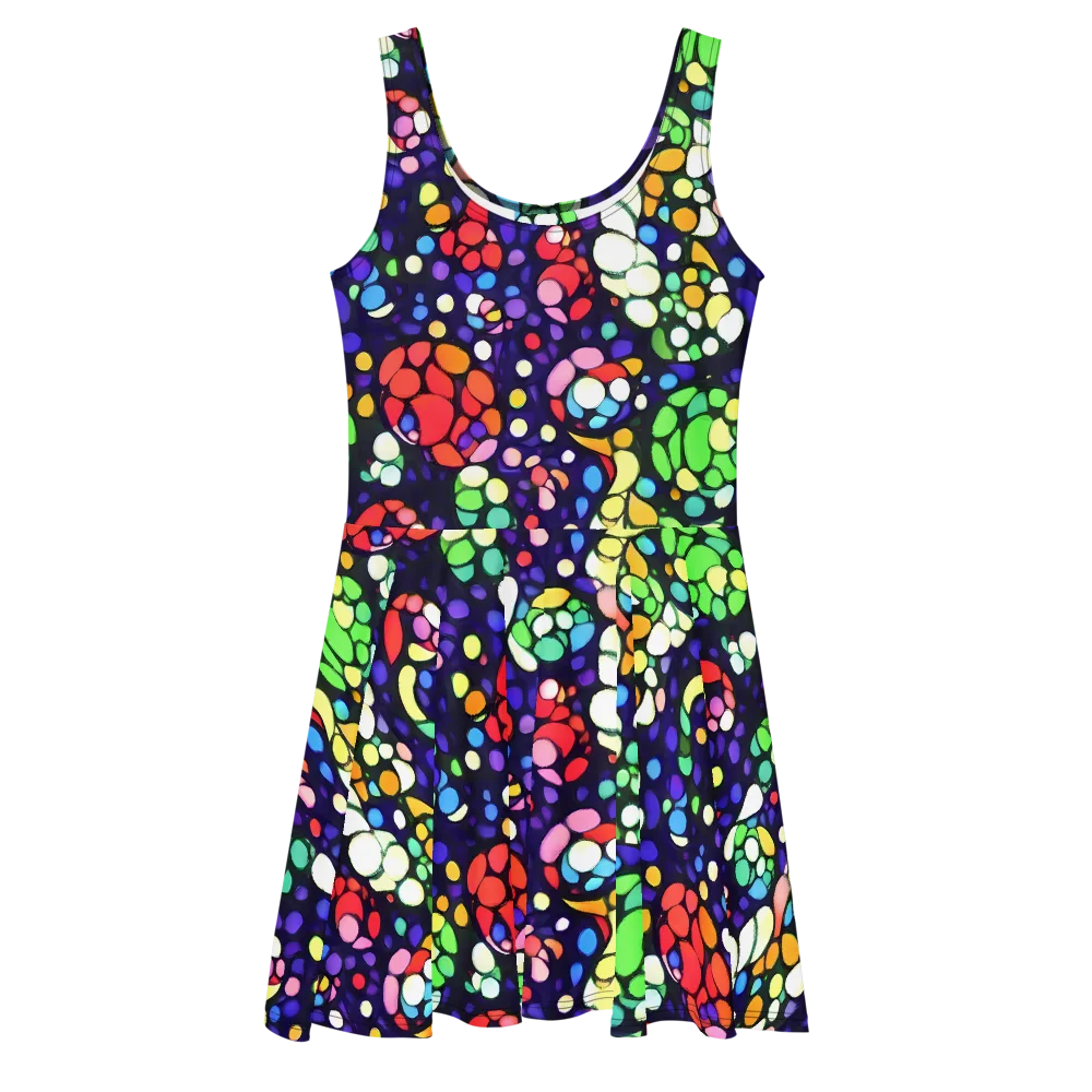 Bubble Fantasia on Skater Dress — Front