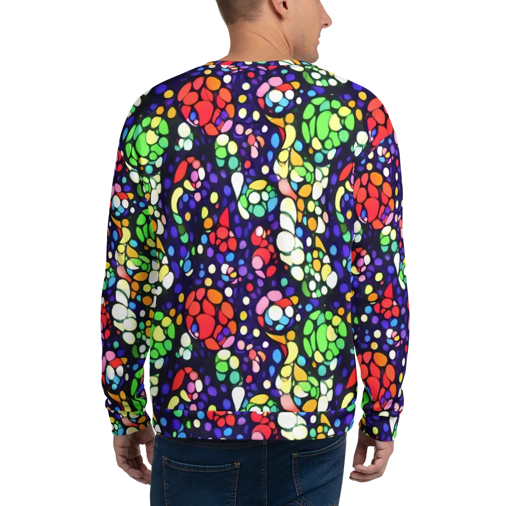 Bubble Fantasia on Sweatshirt — Back