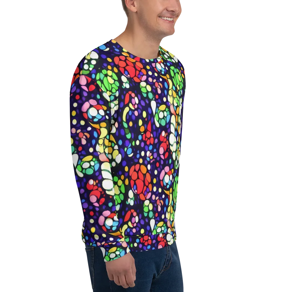 Bubble Fantasia on Sweatshirt — Right Front