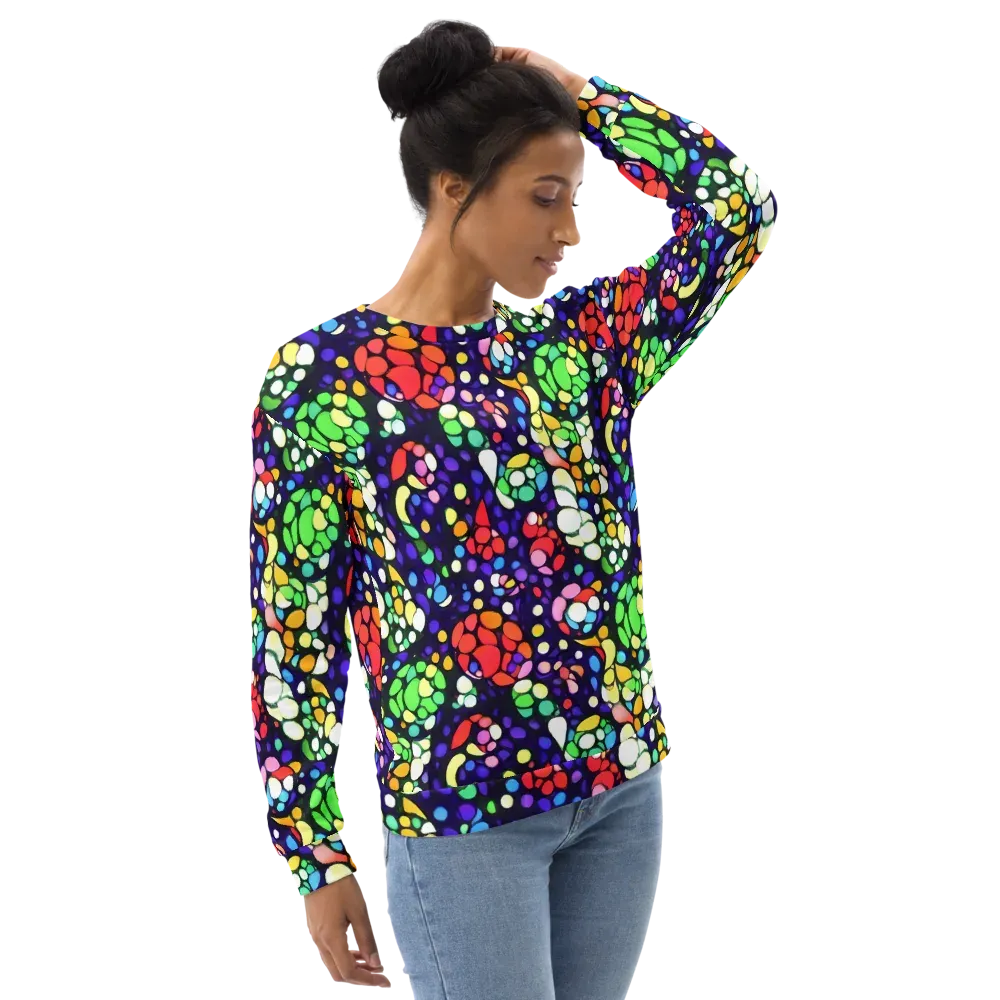 Bubble Fantasia on Sweatshirt — Right Front
