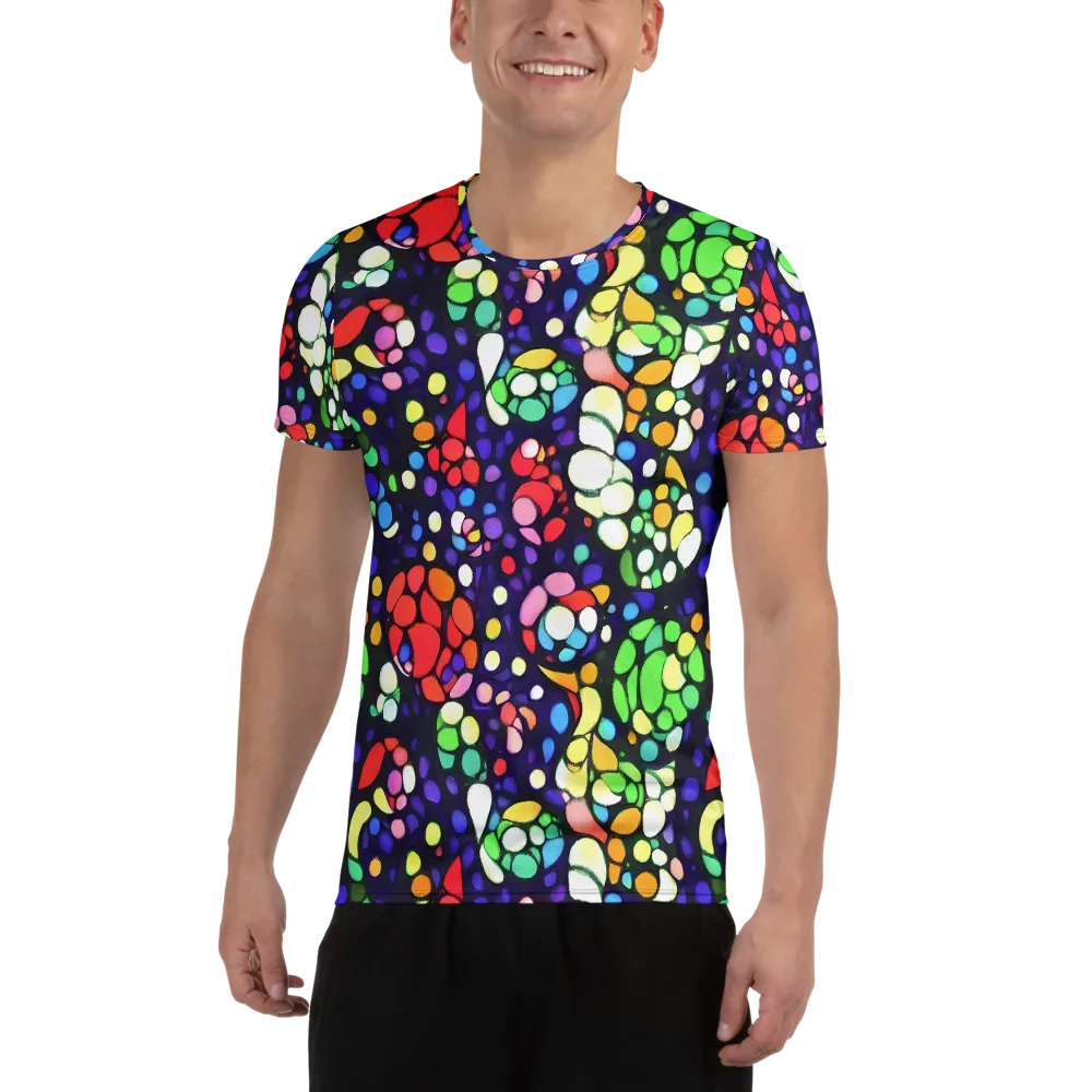 Bubble Fantasia on Men's Athletic T-Shirt — Front