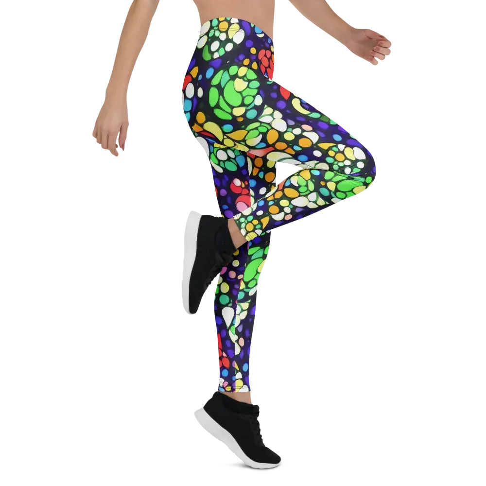 Bubble Fantasia on Leggings — Right