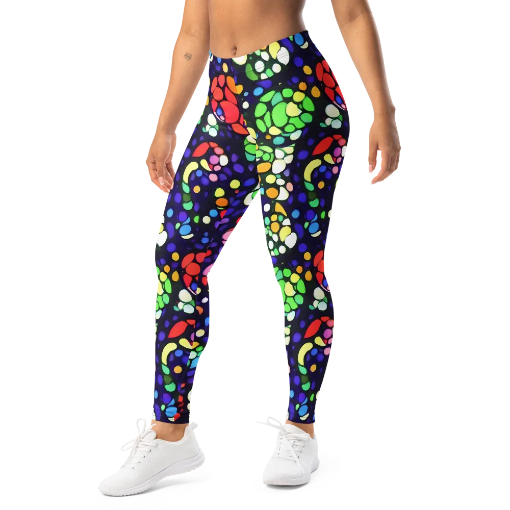 Bubble Fantasia on Leggings — Left Front