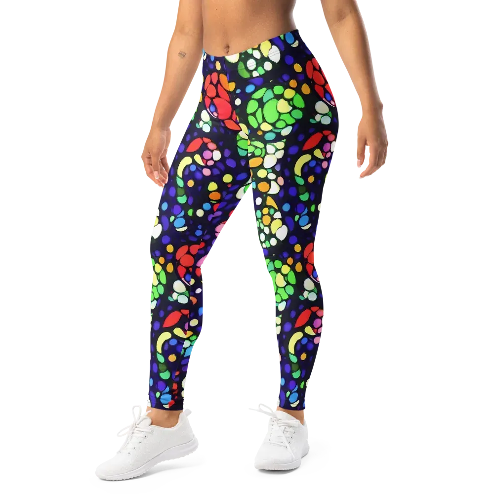 Bubble Fantasia on Leggings — Left Front