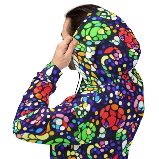 Bubble Fantasia on a Hoodie
