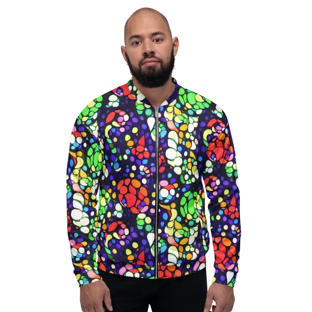 Bubble Fantasia on Bomber Jacket — Front